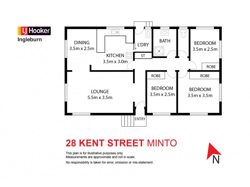 28 Kent Street, Minto NSW 2566 Floorplan