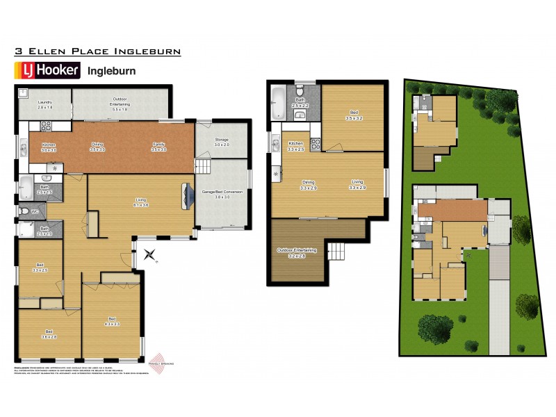 3 Ellen Place, Ingleburn NSW 2565 Floorplan