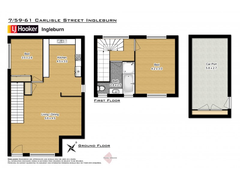 7/ 59-61 Carlisle Street, Ingleburn NSW 2565 Floorplan