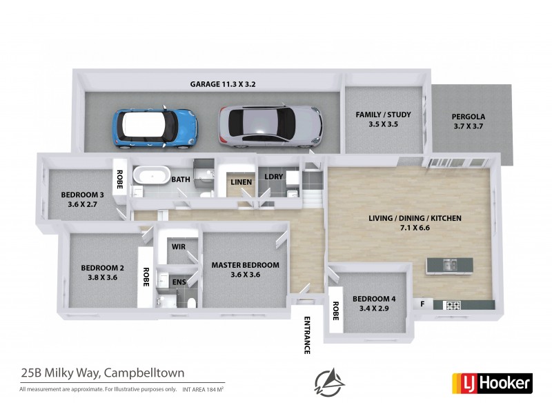 25B Milky Way, Campbelltown NSW 2560 Floorplan