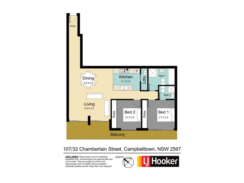 107/32 Chamberlain Street, Campbelltown NSW 2560