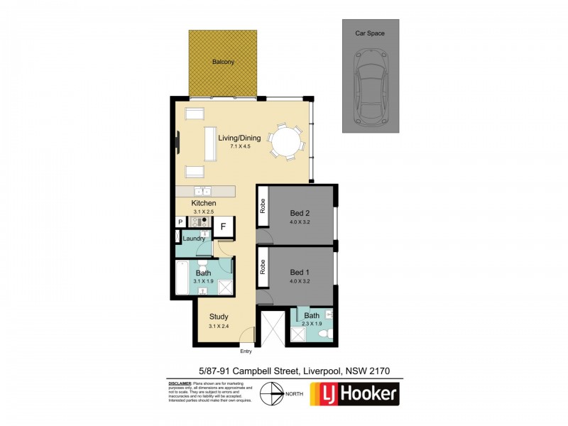 5/87-91 Campbell street, Liverpool NSW 2170