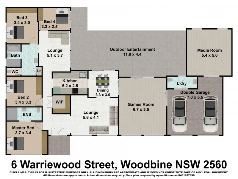 6 WARRIEWOOD STREET, Woodbine NSW 2560