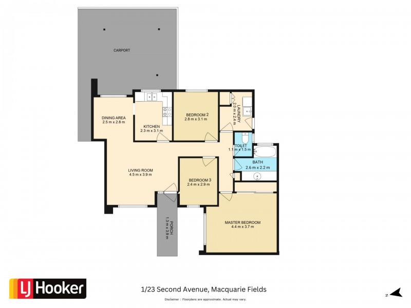 1/23 Second Avenue, Macquarie Fields NSW 2564