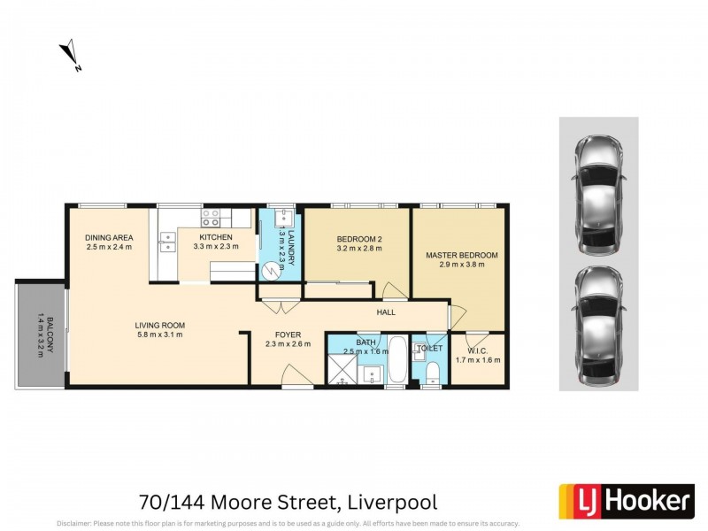 70/144 Moore Street, Liverpool NSW 2170