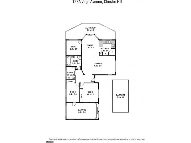 128A Virgil Avenue, Chester Hill NSW 2162 Floorplan