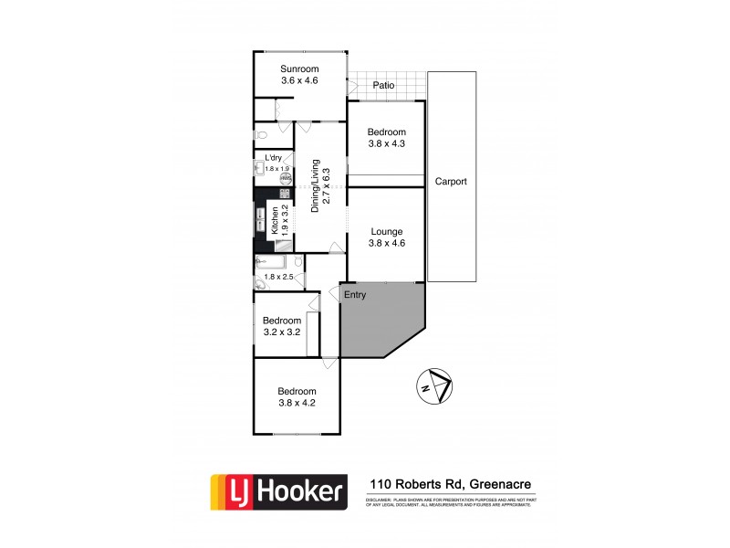 110 Roberts Rd, Greenacre NSW 2190 Floorplan
