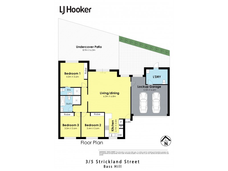 3/5 Strickland Street, Bass Hill NSW 2197 Floorplan
