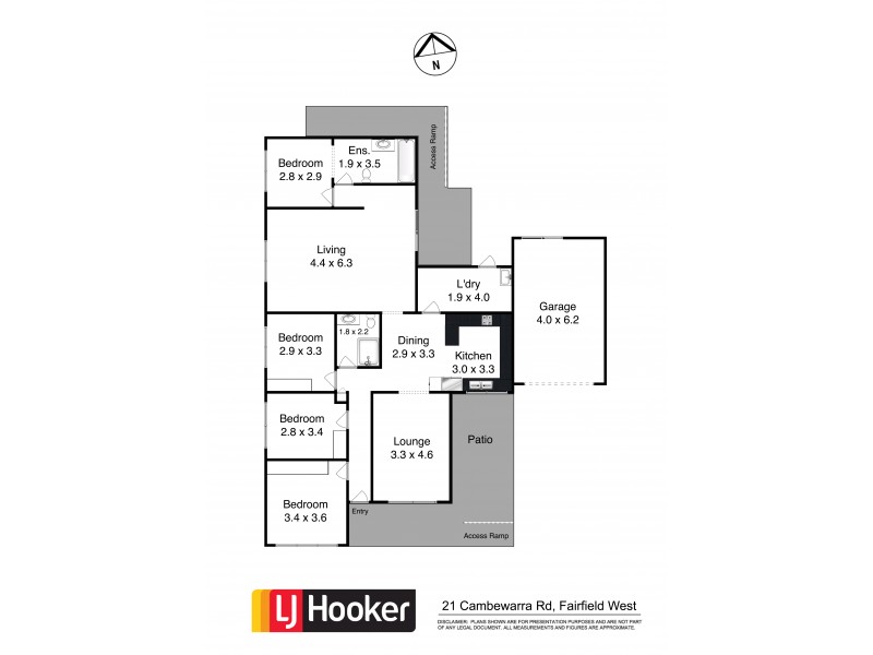 21 Cambewarra Road, Fairfield West NSW 2165 Floorplan