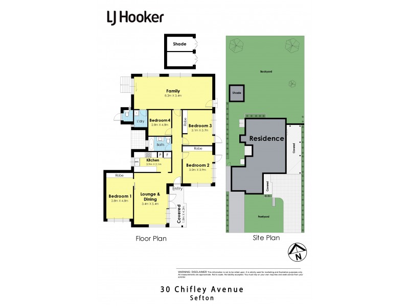 30 Chifley Avenue, Sefton NSW 2162 Floorplan