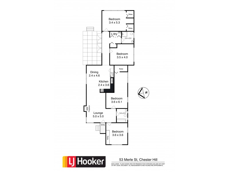 53 Merle Street, Chester Hill NSW 2162 Floorplan