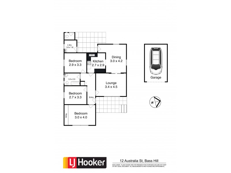 12 Australia St, Bass Hill NSW 2197 Floorplan