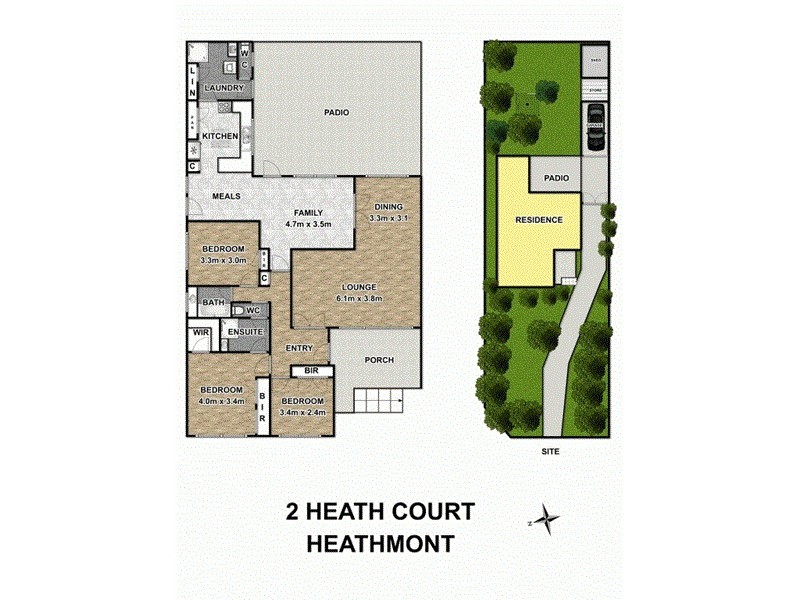 2 Heath court, Heathmont VIC 3135 Floorplan