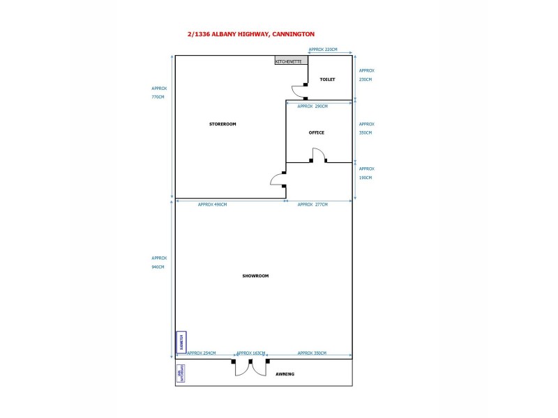 2/1336 Albany Highway, Cannington WA 6107 Floorplan