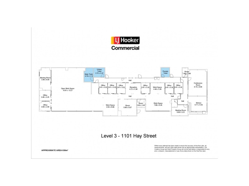 1101 Hay Street, West Perth WA 6005 Floorplan