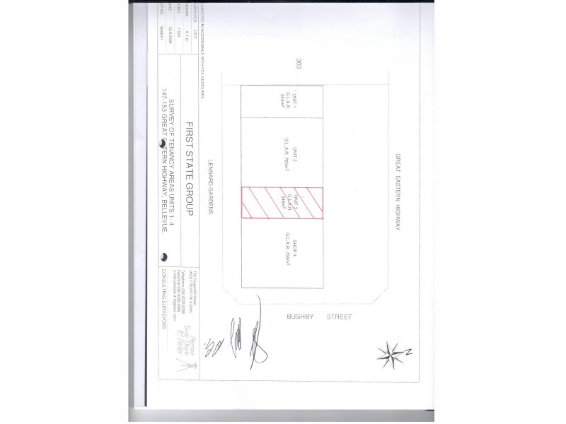 Unit 3/147 – 149 Great Eastern Highway, Midland WA 6056 Floorplan