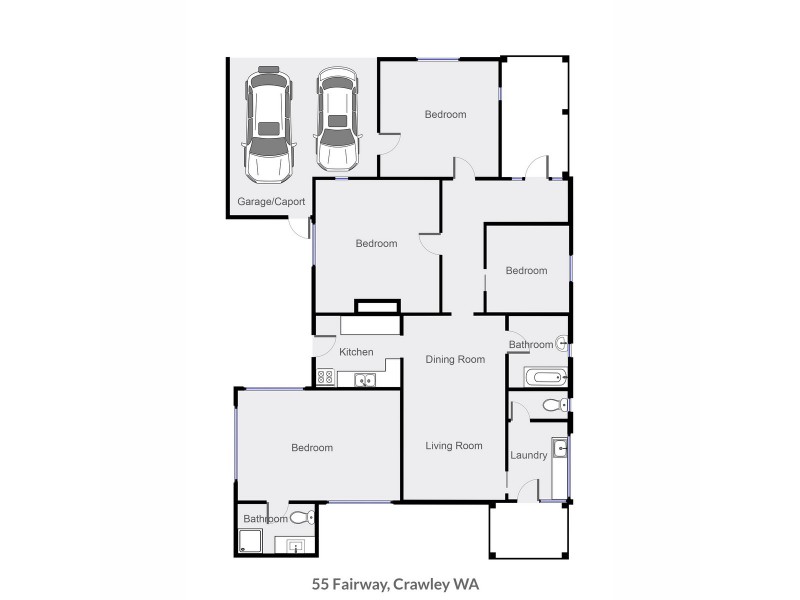 55 Fairway, Crawley WA 6009 Floorplan