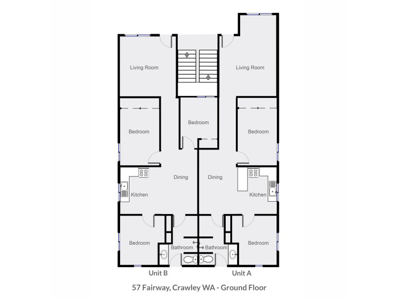 57 Fairway, Crawley WA 6009 Floorplan