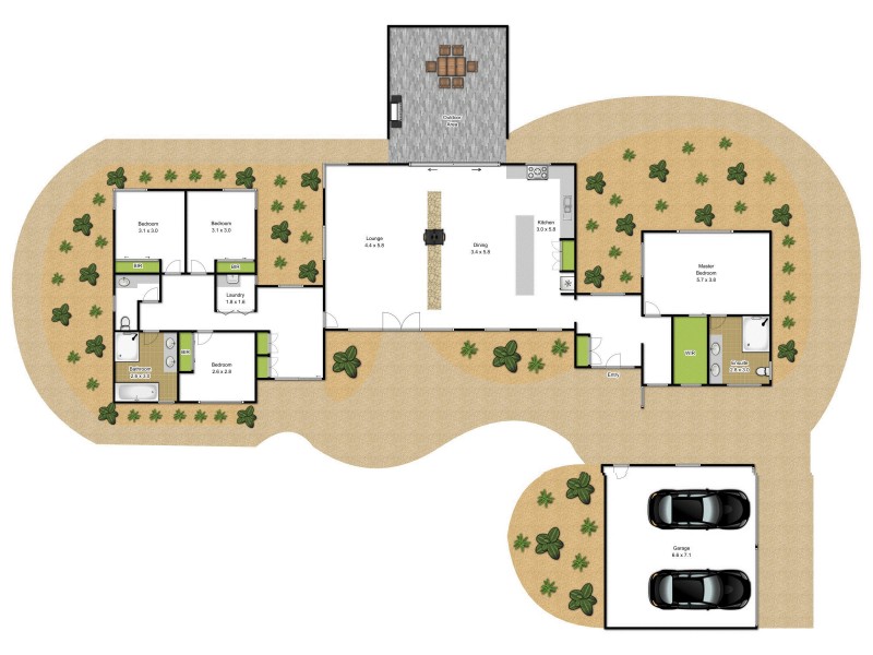 18 Hazelwood Ridge, Hazelwood North VIC 3840 Floorplan