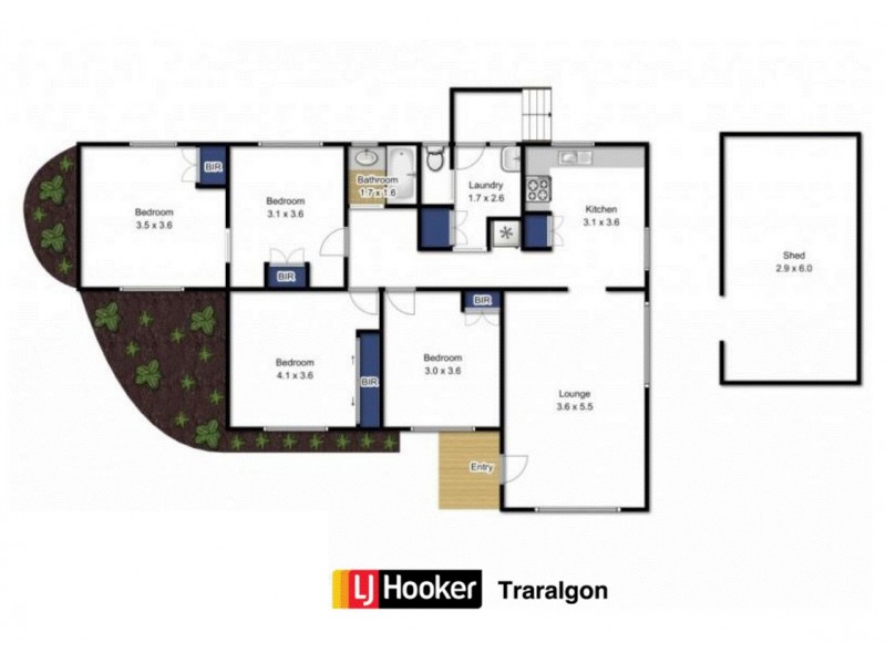 1 Dempsey Court, Morwell VIC 3840 Floorplan