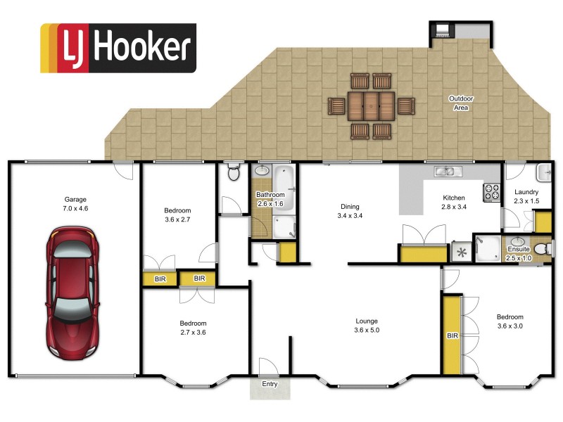 1 Ibis Court, Traralgon VIC 3844 Floorplan