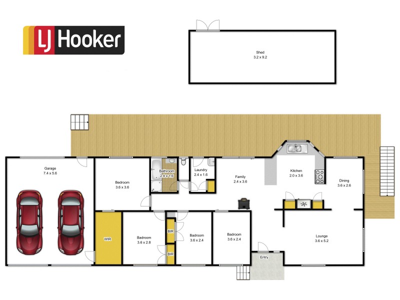 2 Goola Way, Willung South VIC 3847 Floorplan