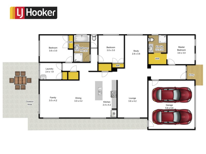 3 Elise Terrace, Traralgon VIC 3844 Floorplan