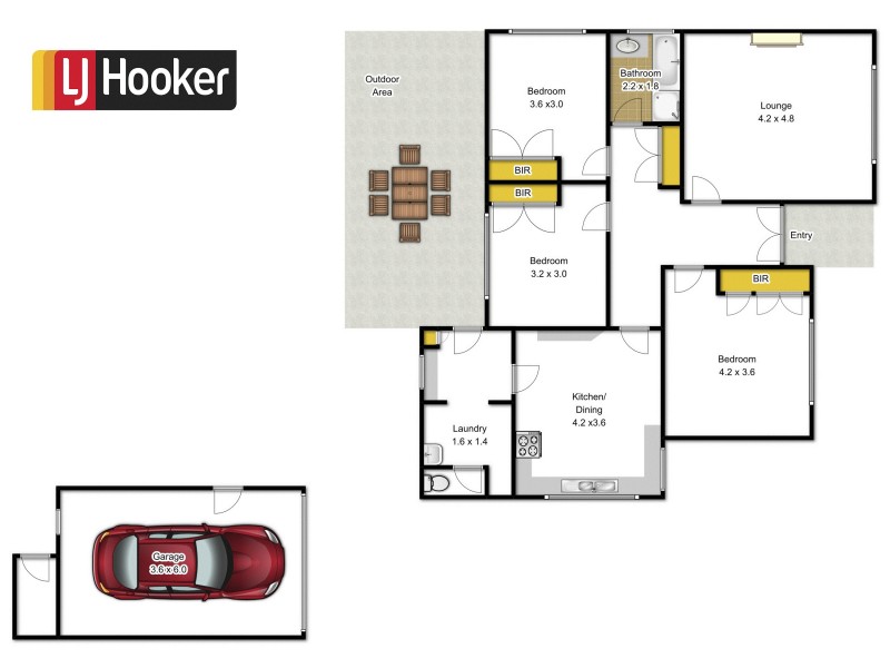 16 Central Avenue, Newborough VIC 3825 Floorplan