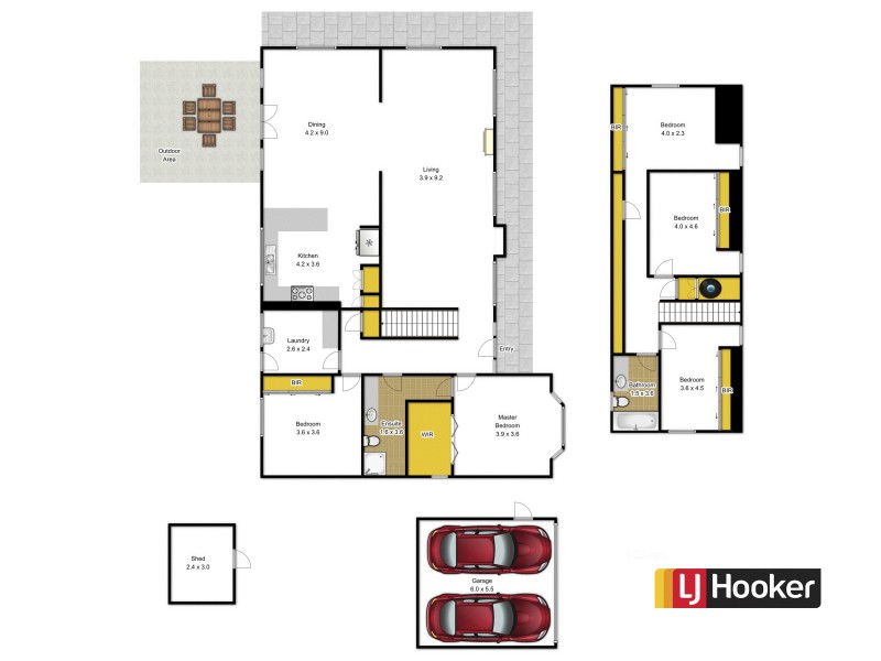 4 Edward Place, Traralgon VIC 3844 Floorplan