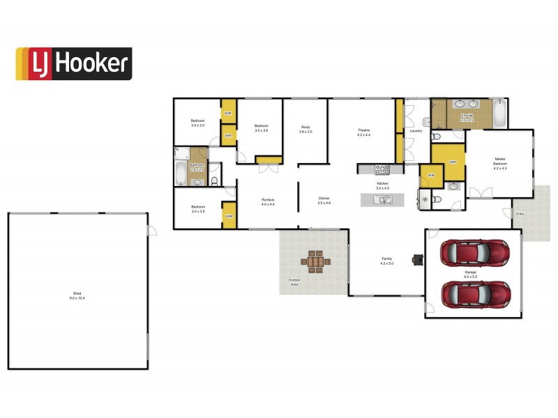 107 Shaws Lane, Rosedale VIC 3847 Floorplan