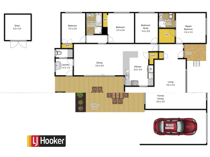 25 Rangeview Drive, Traralgon VIC 3844 Floorplan