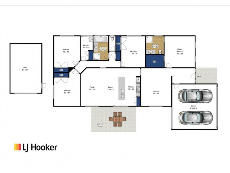 6 Nicholson Place, Traralgon VIC 3844 Floorplan