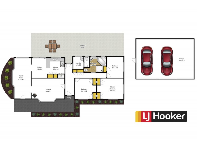 2-4 Glen Elwyn Avenue, Glengarry VIC 3854 Floorplan