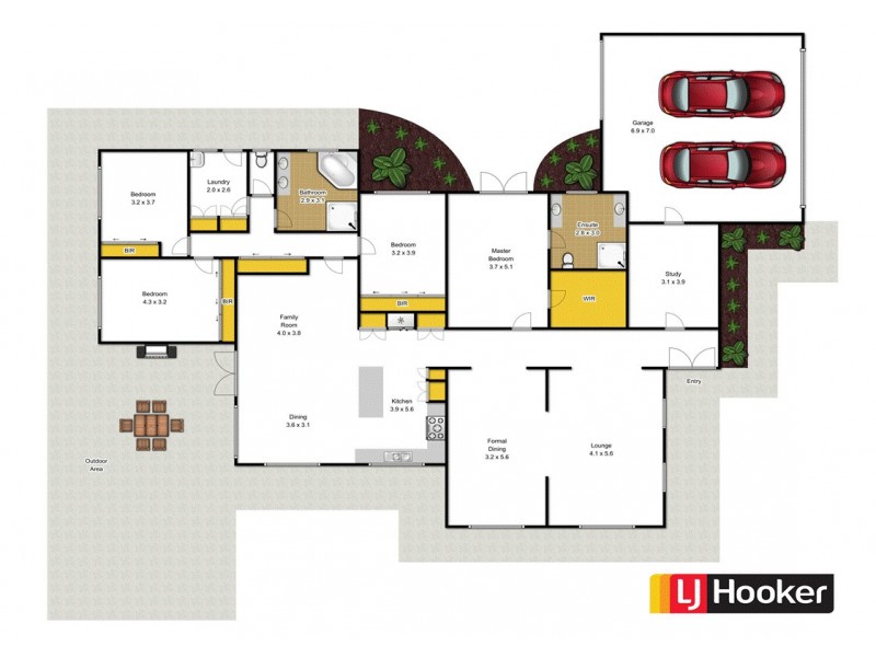53 – 55 Greenfield Drive, Traralgon VIC 3844 Floorplan