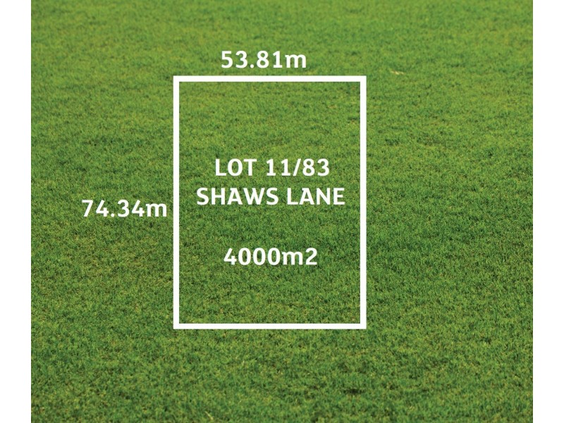 Lot 11/83 Shaws Lane, Rosedale VIC 3847
