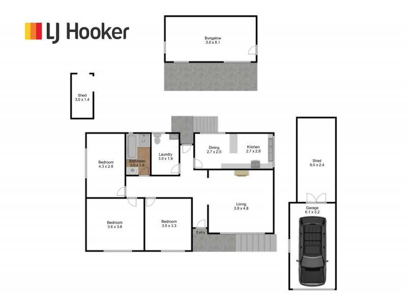 7 East Street, Yallourn North VIC 3825 Floorplan