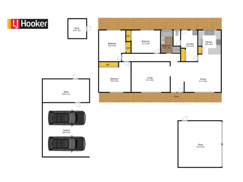 2 Tanjil Court, Willow Grove VIC 3825 Floorplan