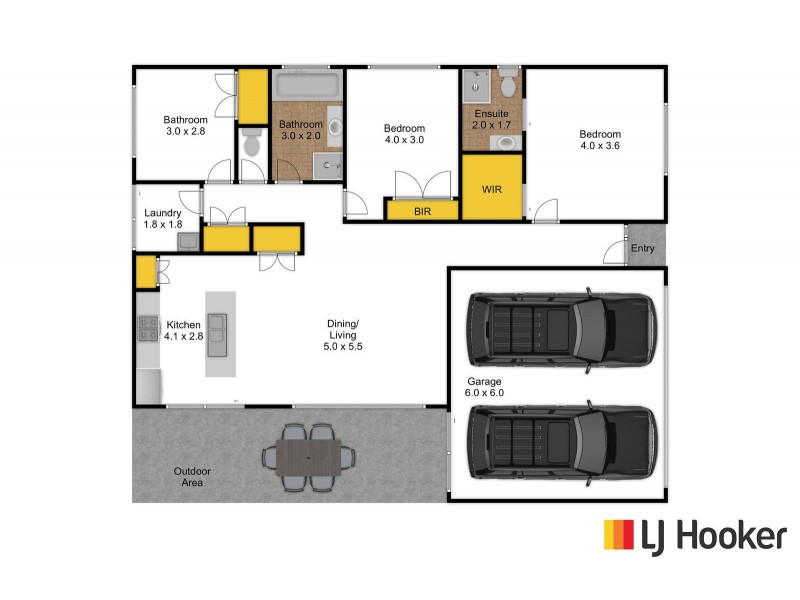 12 Lawn Avenue, Traralgon VIC 3844 Floorplan
