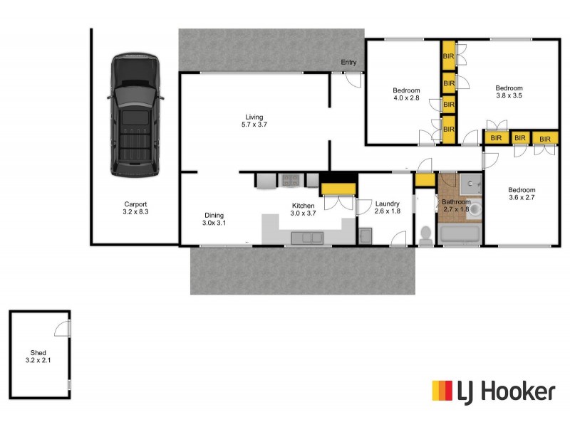 4 Milton Court, Traralgon VIC 3844 Floorplan