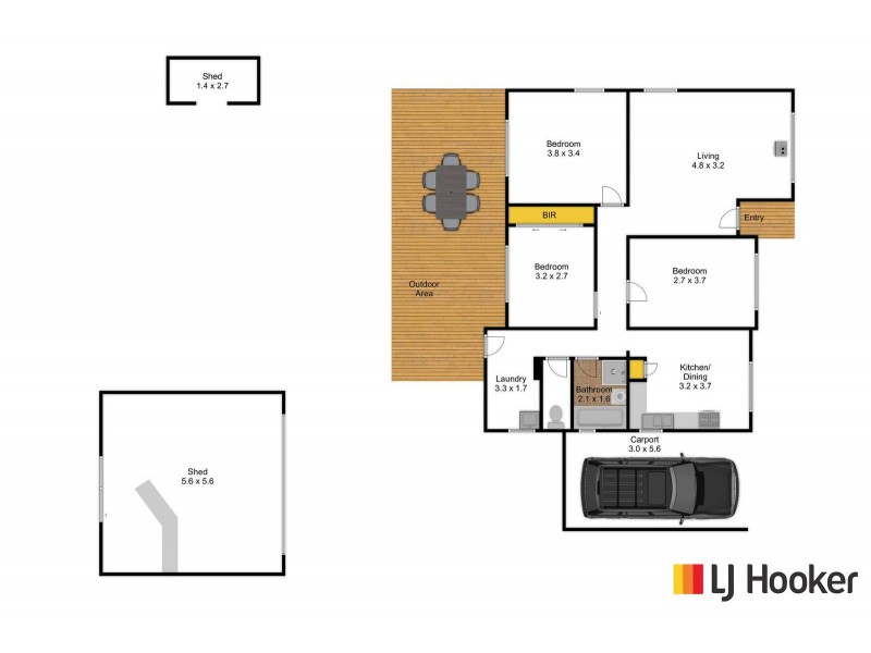 2 Mulcare Street, Morwell VIC 3840 Floorplan