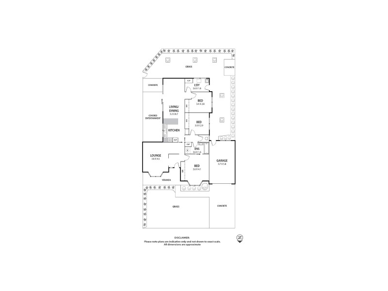 44 St Anthony Court, Seabrook VIC 3028 Floorplan