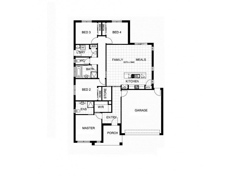 No. 26 Bolivar Esplanade, Truganina VIC 3029 Floorplan