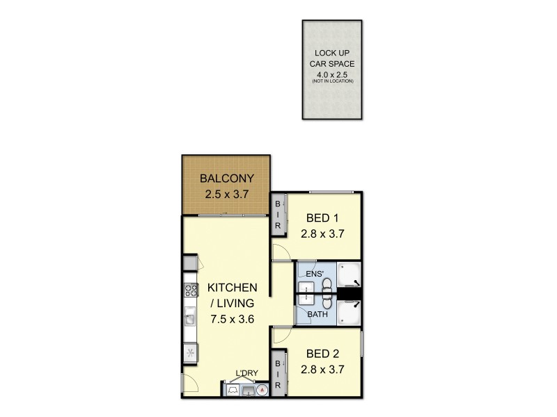 205/8-38 Percy Street, Brunswick VIC 3056 Floorplan
