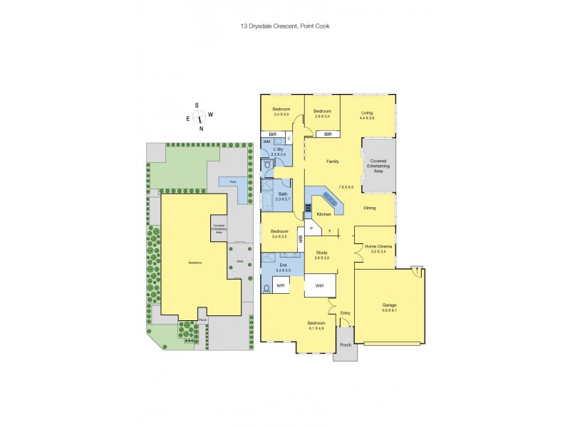 13 Drysdale Crescent, Point Cook VIC 3030 Floorplan