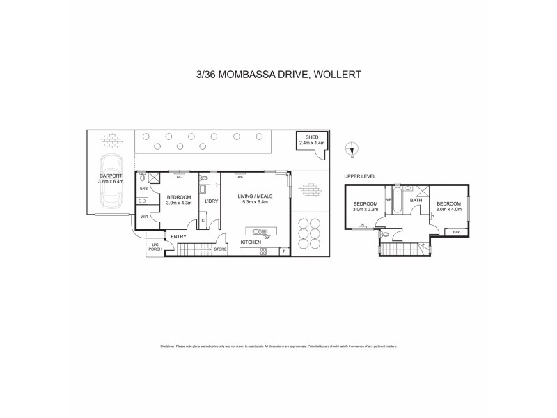 3/36 Mombassa Drive, Wollert VIC 3750 Floorplan