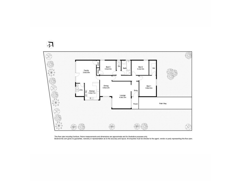 86 Tiverton Drive, Mulgrave VIC 3170 Floorplan