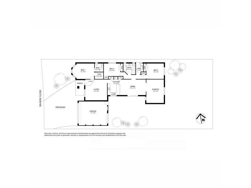 17 Seaside Close, Seabrook VIC 3028 Floorplan