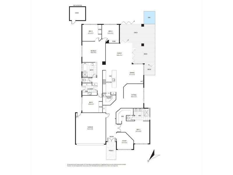6 Bell Crescent, Point Cook VIC 3030 Floorplan