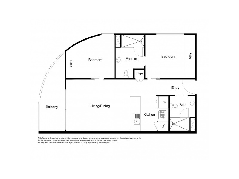 720/40 Hall Street, Moonee Ponds VIC 3039 Floorplan