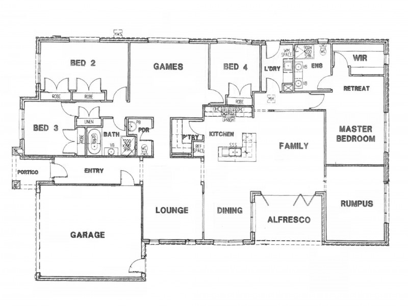 4 Whitecaps Avenue, Point Cook VIC 3030 Floorplan